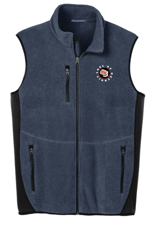 Custom Printed Apparel | Unisex Custom Vest - Navy/Black Fleece | Soul of Detroit - Soul of Detroit - 19556
