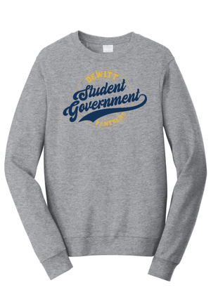 Custom Printed Apparel | Unisex Fleece Crewneck Sweatshirt | DeWitt Student Government - DHS Stugo - 19859