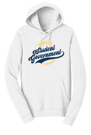 Custom Printed Apparel | Unisex Fleece Hoodie | DeWitt Student Goverment - DHS Stugo - 19859