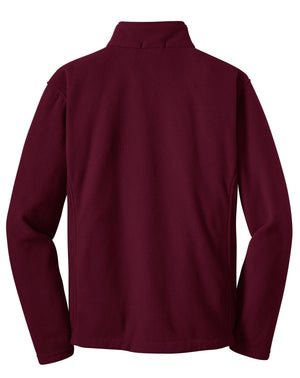 Michigan Department of Education Jackets & Vests Maroon back view