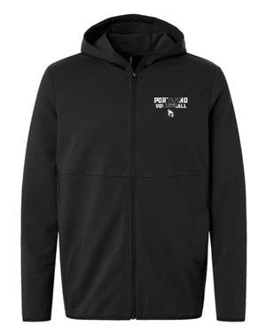Custom Printed Apparel | Unisex Full Zip Hoodie | Portland Volleyball - Portland Vball - 19598