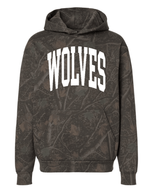 Custom Printed Apparel | Unisex Heavyweight Hooded Sweatshirt | Okemos Wolves Spirit Wear - Okemos Public Schools