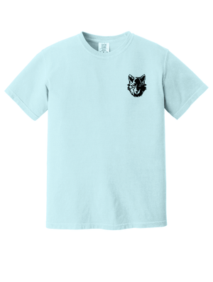 Custom Printed Apparel | Unisex Heavyweight T-Shirt - Light Blue | Hiawatha Elementary - Hiawatha - 19478