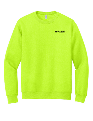Custom Printed Apparel | Unisex Hi - Vis Crewneck Sweatshirt | WIELAND - WIELAND