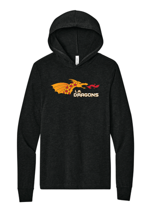 Custom Printed Apparel | Unisex Hooded Long Sleeve T-Shirt | LA Dragons - LA Dragons - 19946
