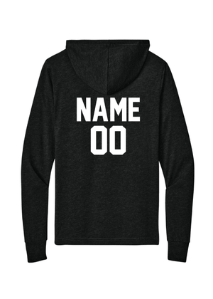 Custom Printed Apparel | Unisex Hooded Long Sleeve T-Shirt | LA Dragons - LA Dragons - 19946