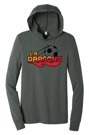 Custom Printed Apparel | Unisex Hooded Long Sleeve T-Shirt | LA Dragons - LA Dragons - 19946