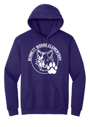 Custom Printed Apparel | Unisex Hoodie | Bennett Woods Elementary - Bennett Woods Elementary
