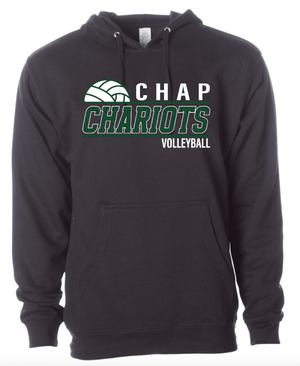 Custom Printed Apparel | Unisex Hoodie | CHAP Chariot Volleyball - CHAP Volleyball - 19816