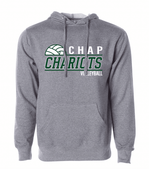 Custom Printed Apparel | Unisex Hoodie | CHAP Chariot Volleyball - CHAP Volleyball - 19816