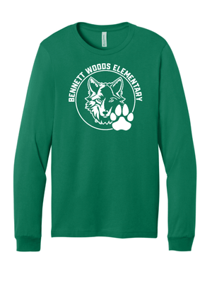 Custom Printed Apparel | Unisex Long Sleeve T-Shirt | Bennett Woods Elementary - Bennett Woods Elementary