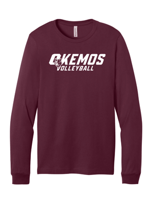 Custom Printed Apparel | Unisex Long Sleeve T-Shirt | CMS Volleyball - CMS Vball - 19852