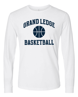 Custom Printed Apparel | Unisex Long Sleeve T-Shirt | Grand Ledge Basketball - Grand Ledge Basketball