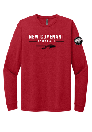 Custom Printed Apparel | Unisex Long Sleeve T-Shirt | NCCS Football - NCCS Football - 20015