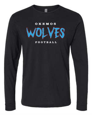 Custom Printed Apparel | Unisex Long Sleeve T-Shirt | Okemos Football - Okemos Football