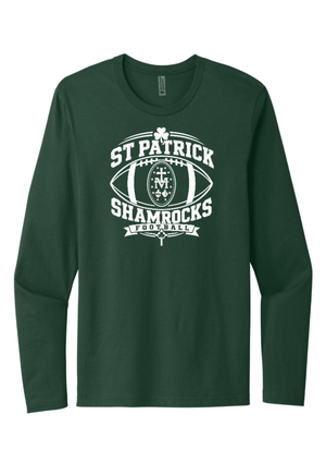 Custom Printed Apparel | Unisex Long Sleeve T-Shirt | St. Patrick Football - SP Football - 20010