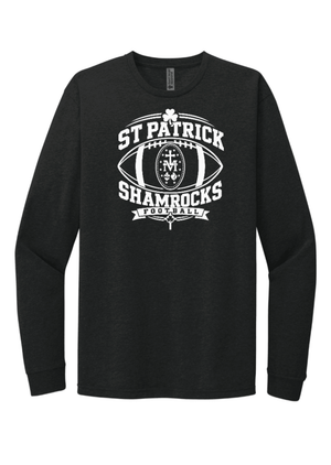 Custom Printed Apparel | Unisex Long Sleeve T-Shirt | St. Patrick Football - SP Football - 20010