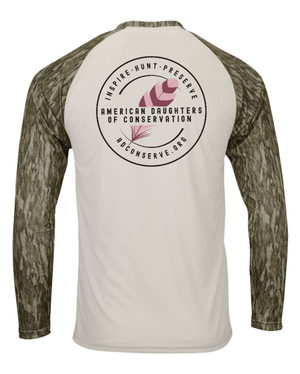 Custom Printed Apparel | Unisex Mossy Oak UPF Performance Long Sleeve | American Daughters of Conservation - American Daughters of Conservation