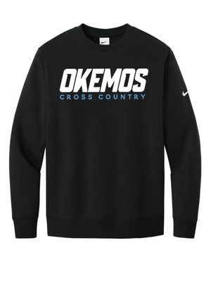 Custom Printed Apparel | Unisex Nike Crewneck Sweatshirt | CMS/Kinawa Cross Country - CMS/Kinawa XC - 19795