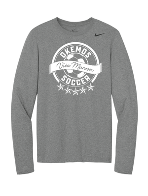 Custom Printed Apparel | Unisex Nike Dri-FIT Long Sleeve T-Shirt | Okemos Boys Soccer - Okemos Boys Soccer