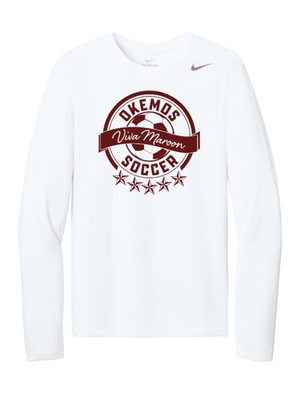 Custom Printed Apparel | Unisex Nike Dri-FIT Long Sleeve T-Shirt | Okemos Boys Soccer - Okemos Boys Soccer