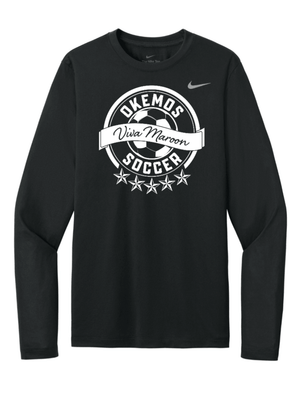 Custom Printed Apparel | Unisex Nike Dri-FIT Long Sleeve T-Shirt | Okemos Boys Soccer - Okemos Boys Soccer