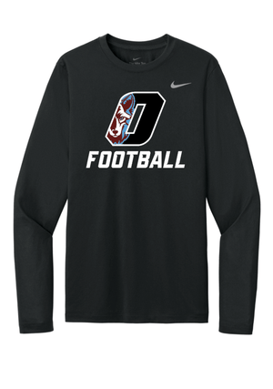 Custom Printed Apparel | Unisex Nike Dri-FIT Long Sleeve T-Shirt | Okemos Football - Okemos Football
