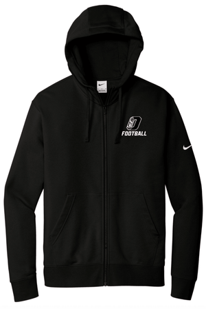 Custom Printed Apparel | Unisex Nike Full Zip Hoodie | Okemos Football - Okemos Football