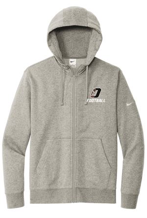 Custom Printed Apparel | Unisex Nike Full Zip Hoodie | Okemos Football - Okemos Football