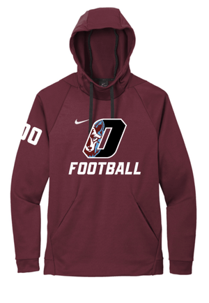 Custom Printed Apparel | Unisex Nike Therma-FIT Hoodie | Okemos Football - Okemos Football