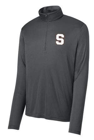 Custom Printed Apparel | Unisex Performance 1/4 Zip | Stockbridge Panthers - Stockbridge - 19879