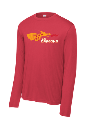 Custom Printed Apparel | Unisex Performance Long Sleeve T-Shirt | LA Dragons - LA Dragons - 19946