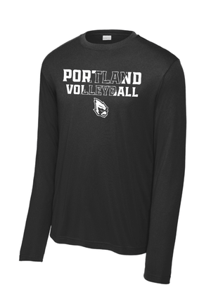 Custom Printed Apparel | Unisex Performance Long Sleeve T-Shirt | Portland Volleyball - Portland Vball - 19598