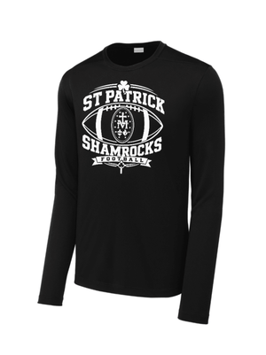 Custom Printed Apparel | Unisex Performance Long Sleeve T-Shirt | St. Patrick Football - SP Football - 20010