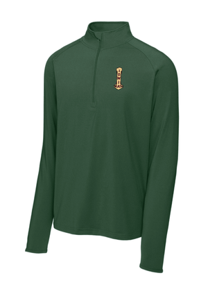 Custom Printed Apparel | Unisex Performance Stretch 1/4 Zip | Ionia Theatre - Ionia Theatre
