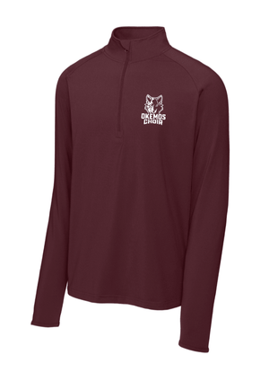 Custom Printed Apparel | Unisex Performance Stretch 1/4 Zip | Okemos Choir - Okemos Choir - 19896