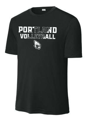 Custom Printed Apparel | Unisex Performance T-Shirt | Portland Volleyball - Portland Vball - 19598