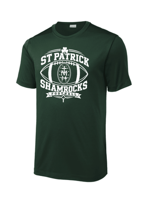 Custom Printed Apparel | Unisex Performance T-Shirt | St. Patrick Football - SP Football - 20010