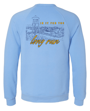 Custom Printed Apparel | Unisex Raglan Crewneck Sweatshirt | GL Cross Country - GL XC - 19838