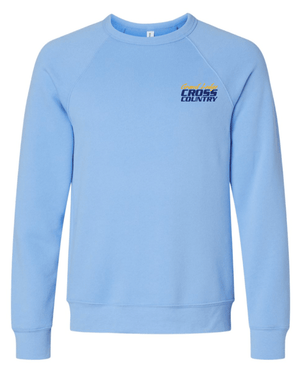 Custom Printed Apparel | Unisex Raglan Crewneck Sweatshirt | GL Cross Country - GL XC - 19838