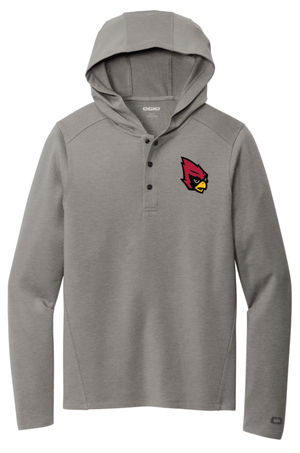 Custom Printed Apparel | Unisex Soft Blend Hooded Henley | Portland Raiders - Portland Raiders