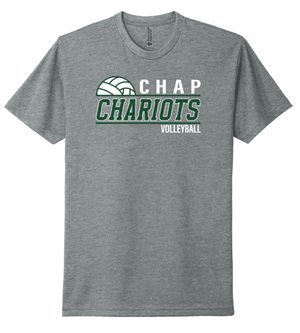 Custom Printed Apparel | Unisex T-Shirt | CHAP Chariot Volleyball - CHAP Volleyball - 19816