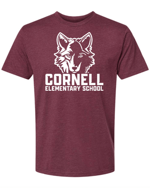 Custom Printed Apparel | Unisex T-Shirt | Cornell Elementary - Cornell - 19720