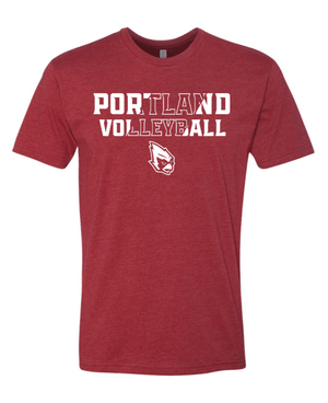 Custom Printed Apparel | Unisex T-Shirt | Portland Volleyball - Portland Vball - 19598