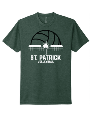 Custom Printed Apparel | Unisex T-Shirt | St. Patrick Volleyball - SP Vball - 19723