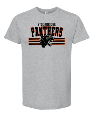 Custom Printed Apparel | Unisex T-Shirt | Stockbridge Panthers - Stockbridge - 19879