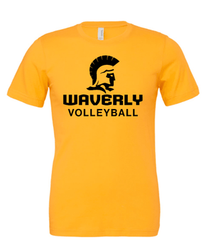Custom Printed Apparel | Unisex T-Shirt | Waverly High School Volleyball - 19526 Wavery HS Volleyball