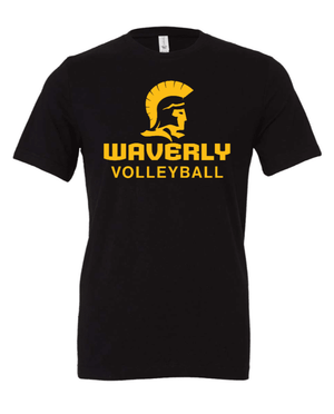Custom Printed Apparel | Unisex T-Shirt | Waverly High School Volleyball - 19526 Wavery HS Volleyball