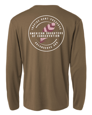 Custom Printed Apparel | Unisex UPF Performance Long Sleeve | American Daughters of Conservation - American Daughters of Conservation
