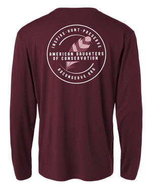 Custom Printed Apparel | Unisex UPF Performance Long Sleeve | American Daughters of Conservation - American Daughters of Conservation